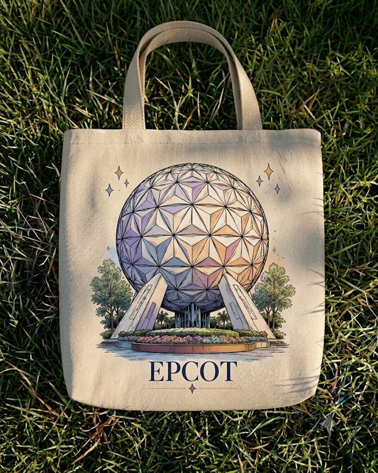 Epcot Nostalgic Tea Towel - Beige
