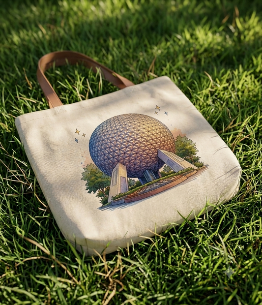 Epcot Tote Bag -  Beige