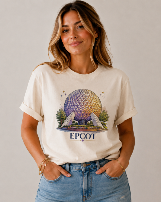 Women's Epcot Flower & Garden T-Shirt - Sand
