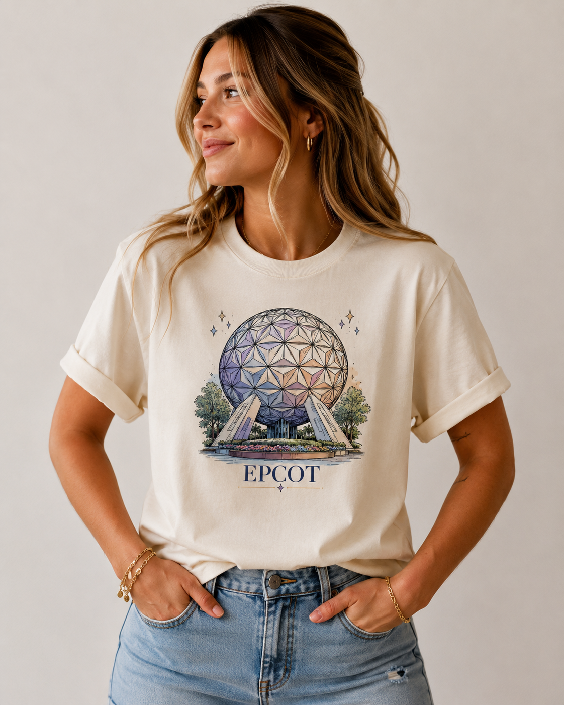 Women's Epcot Food & Wine T-Shirt - Sand