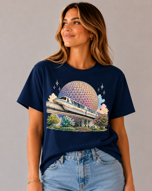 Women's Epcot World Showcase T-Shirt - Navy