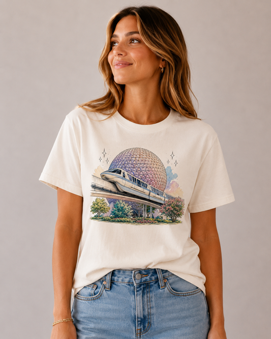 Women's Epcot World Showcase T-Shirt - Sand